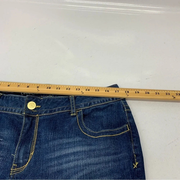 Lane Bryant Jeans Woman 16 Genuis Fit Slim Boot  Beaded Pockets Casual‎ Western - Picture 10 of 12